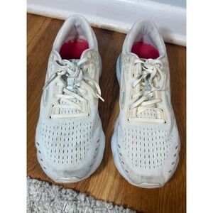 Brooks Glycerin 20 Running Shoes Womens 12 Wide White Aqua Neutral